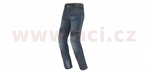kalhoty, jeansy  J&RACING, SPIDI - Itálie (tmavě modrá, obšívka Cordura®/denim bavlna)